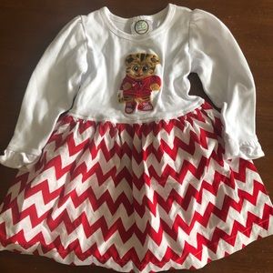 Daniel Tiger appliqué t- shirt dress